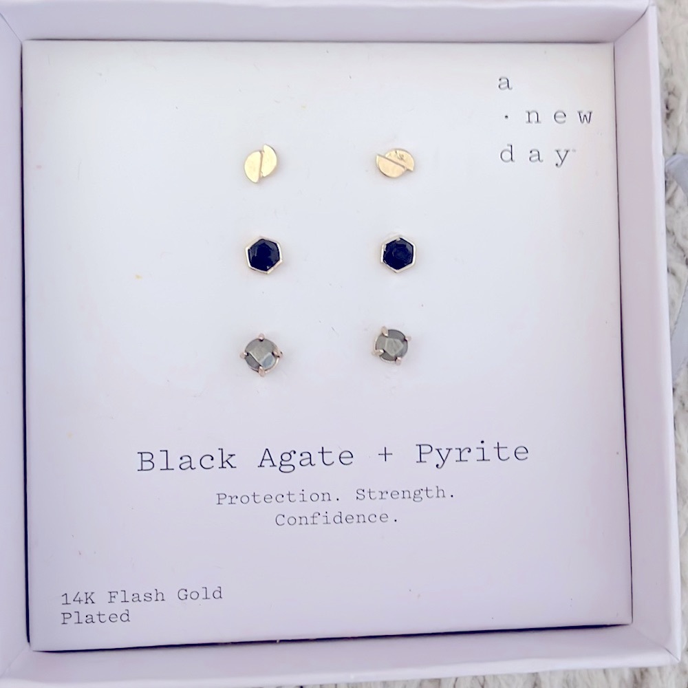 A New Day 14K Flash Gold Plated Earring Set